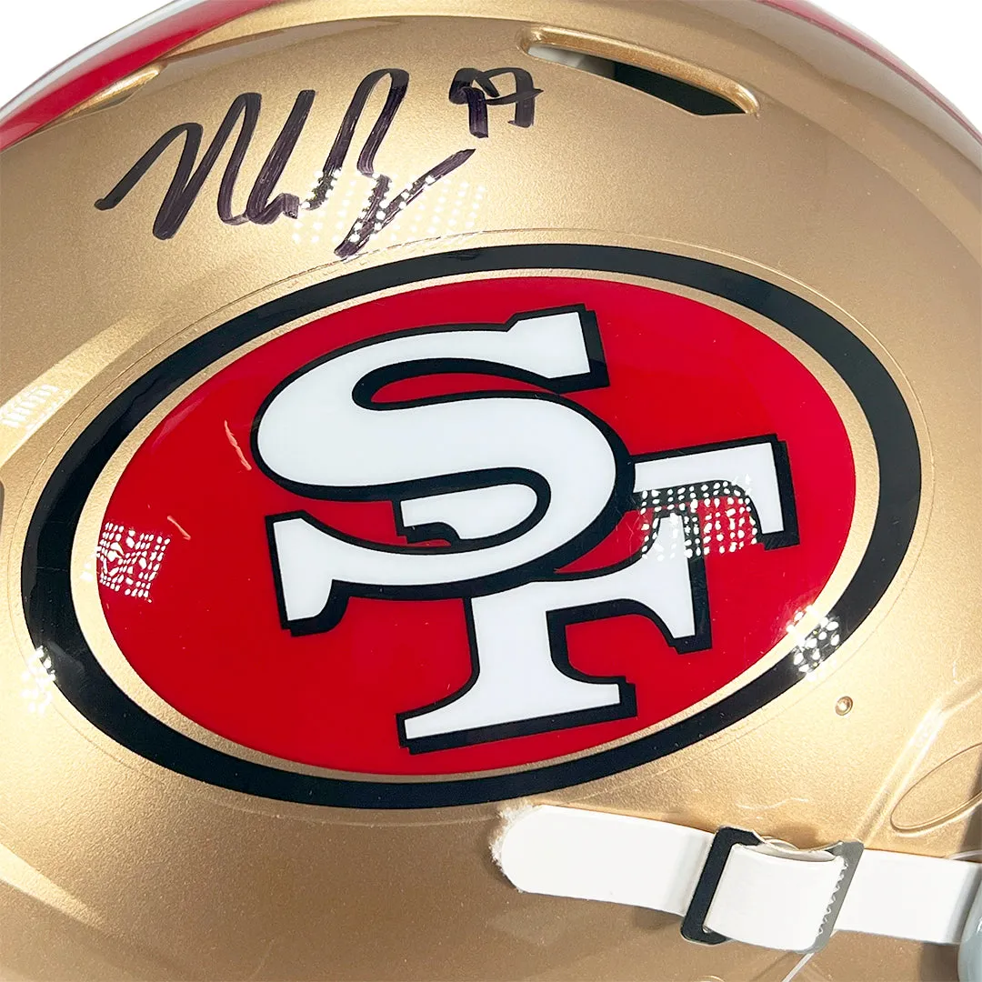 Nick Bosa Signed San Francisco 49ers Authentic Speed Full-Size Football Helmet (Beckett)