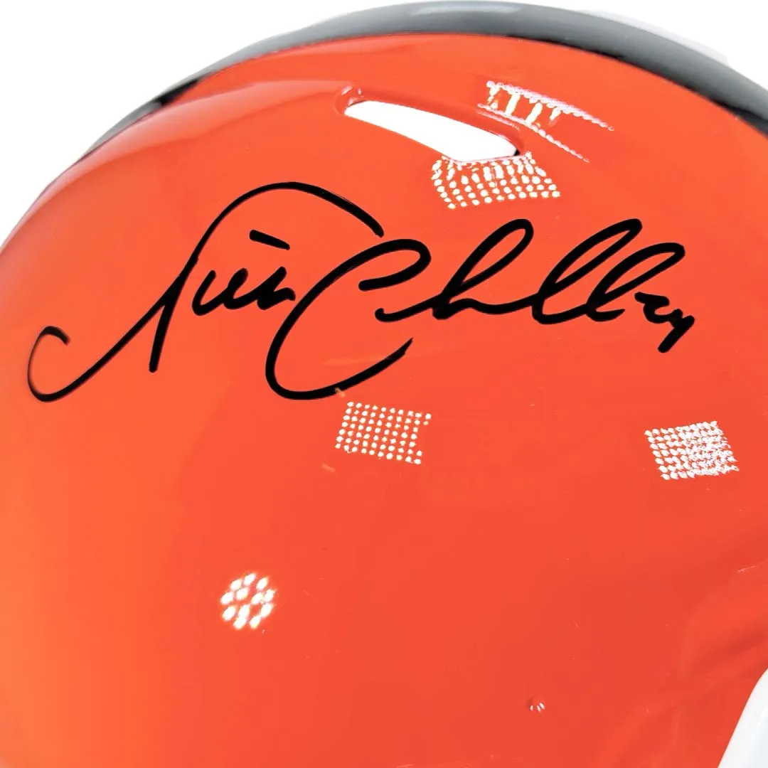 Nick Chubb Signed Cleveland Browns Authentic 2024 Speed Full-Size Football Helmet (Beckett)