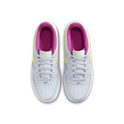 Nike GS Air Force 1 Grey Citron Fuchsia