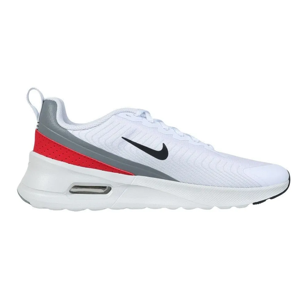 Nike Men's Air Max Nuaxis Shoes - Football Grey / Black / White / Gym Red