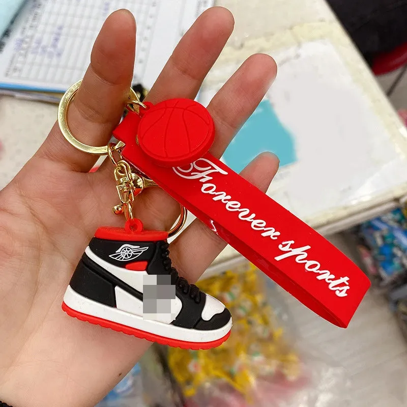 Nike Sneaker RED | Silicone Lanyard Keychains - Stylish  Durable