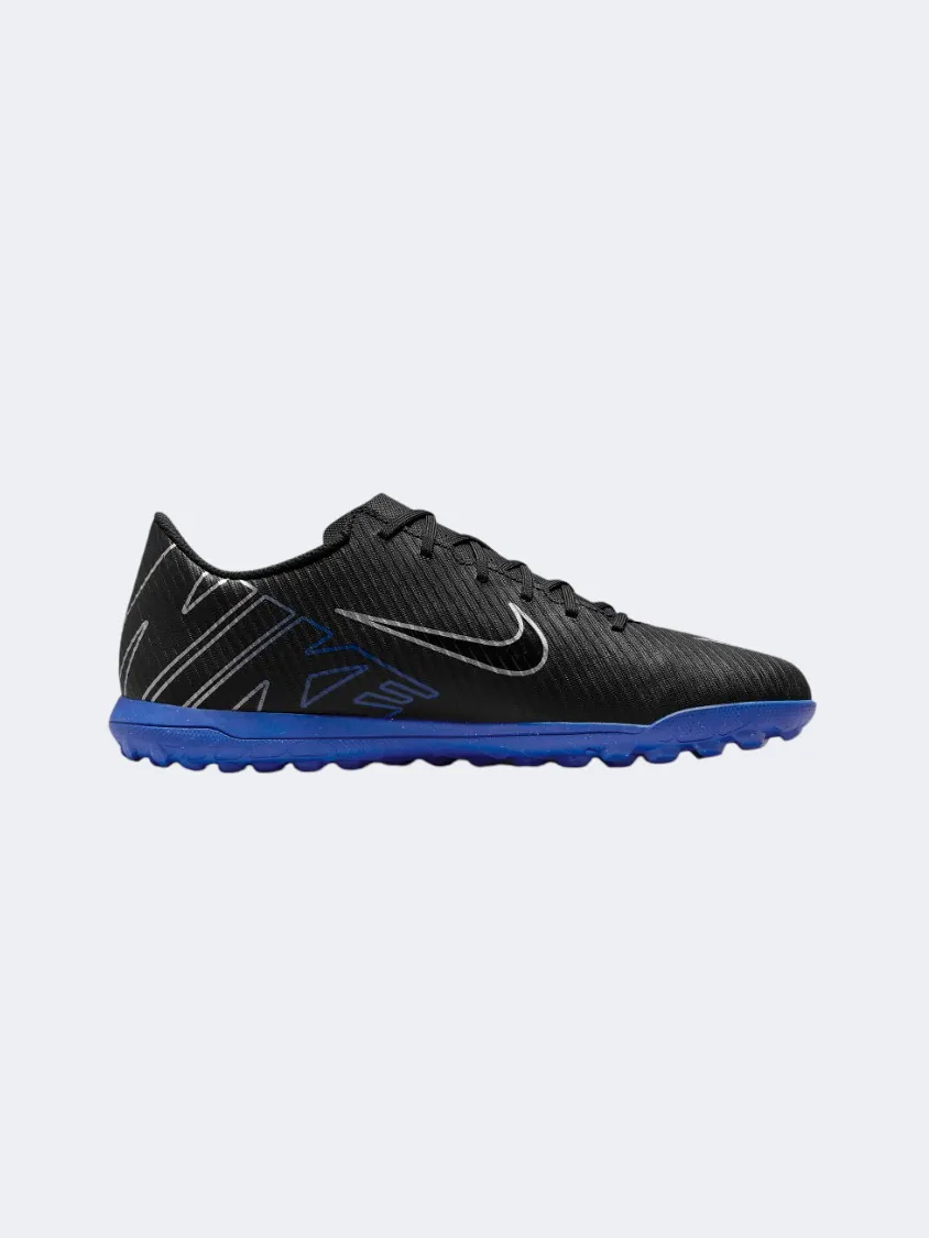 Nike Vapor 15 Club Men Football Shoes Black/Blue/Chrome