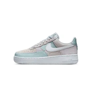 Nike Womens Air Force 1 '07 Shoes 'Football Grey/Aura Ocean Cube'