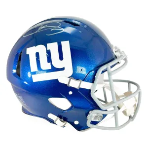 Odell Beckham Jr Signed New York Giants Authentic Speed Full-Size Football Helmet (JSA)