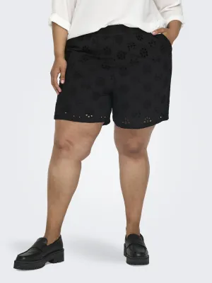 Only Carmakoma Lix Embroidered Shorts