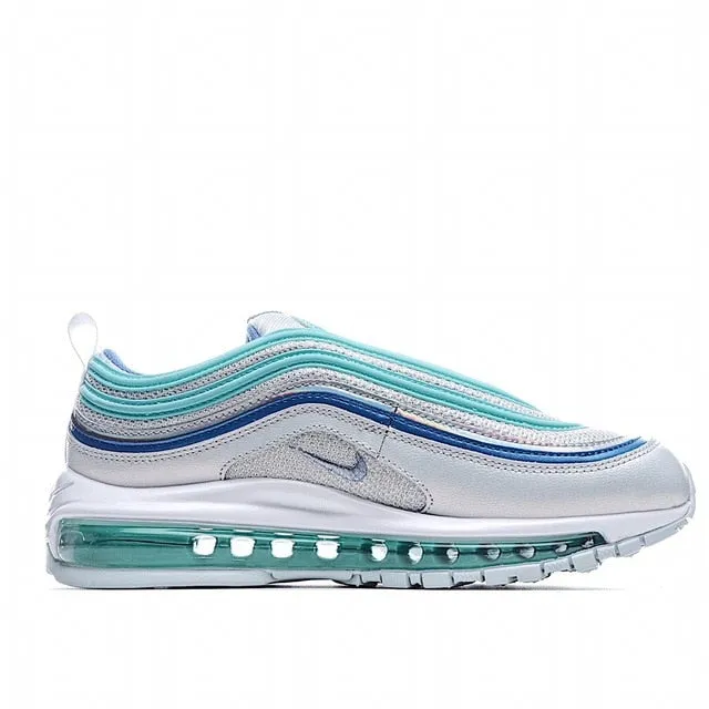 Original Air Max 97 Running shoes Sean Wotherspoon USA Men Women Worldwide Triple White Sports Unisex Shoes Size 36-45