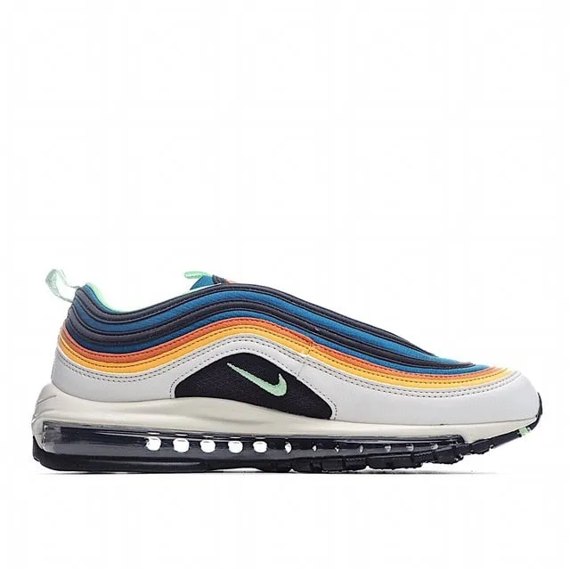 Original Air Max 97 Running shoes Sean Wotherspoon USA Men Women Worldwide Triple White Sports Unisex Shoes Size 36-45