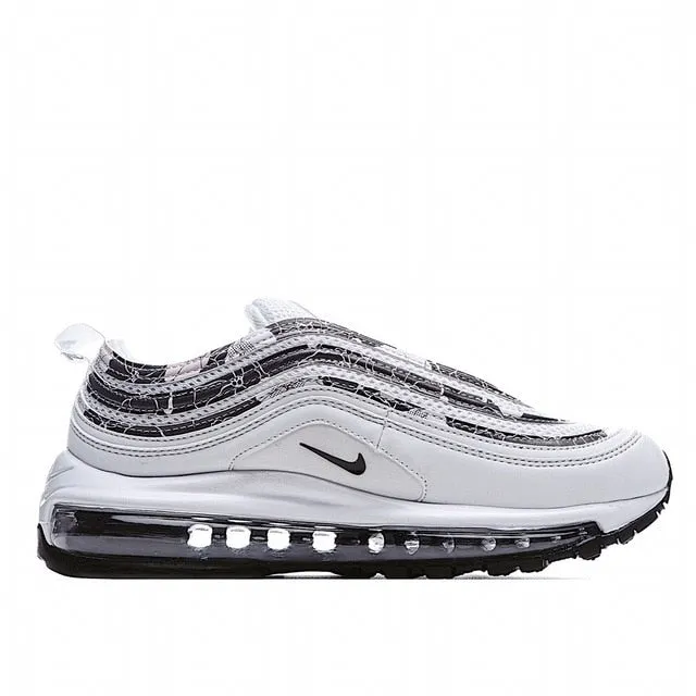 Original Air Max 97 Running shoes Sean Wotherspoon USA Men Women Worldwide Triple White Sports Unisex Shoes Size 36-45