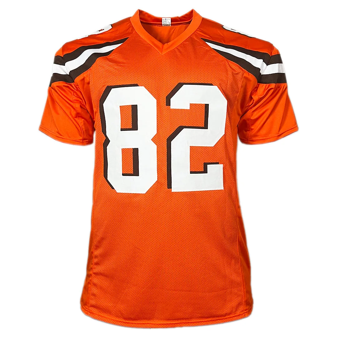 Ozzie Newsome Signed Cleveland Orange Football Jersey (Beckett)