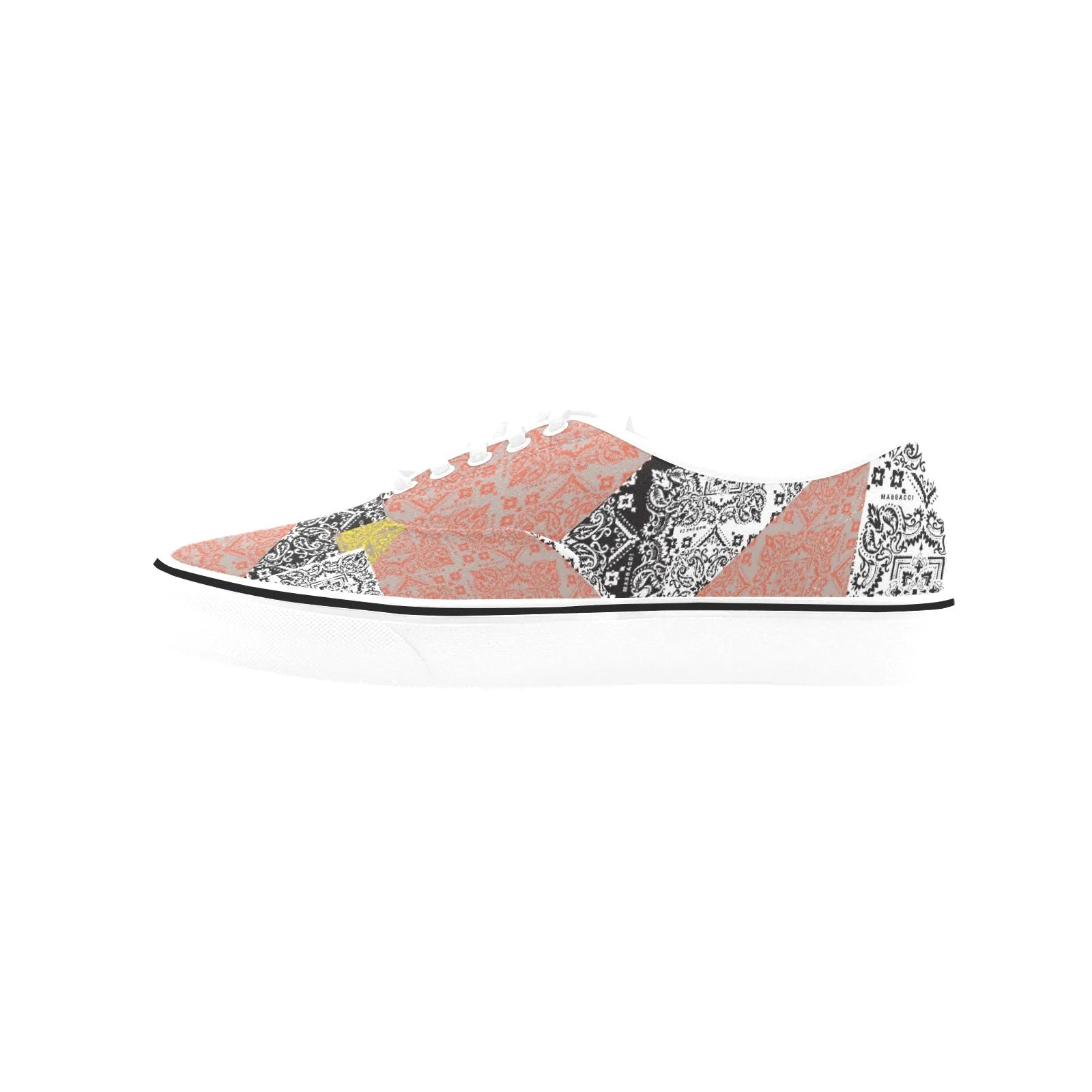 Patchwork, Women's Classic Canvas Low Top Sneakers