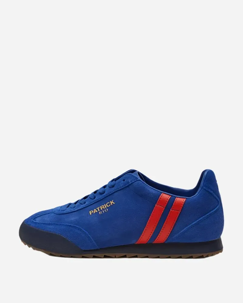 Patrick RIO Mens Trainers Royal Blue/Red