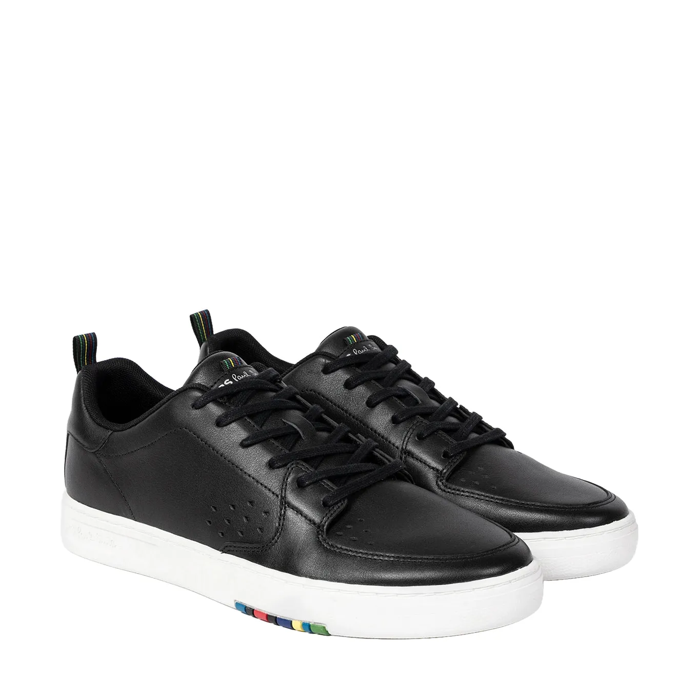 Paul Smith Leather 'Cosmo' Trainers Black