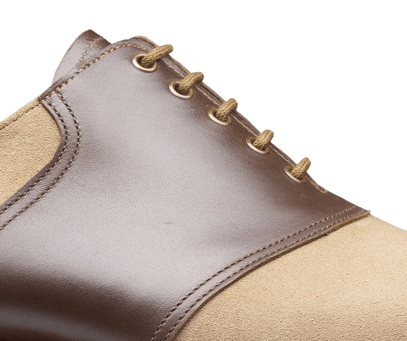 Penn Khaki Suede & Dark Brown Wax Calf