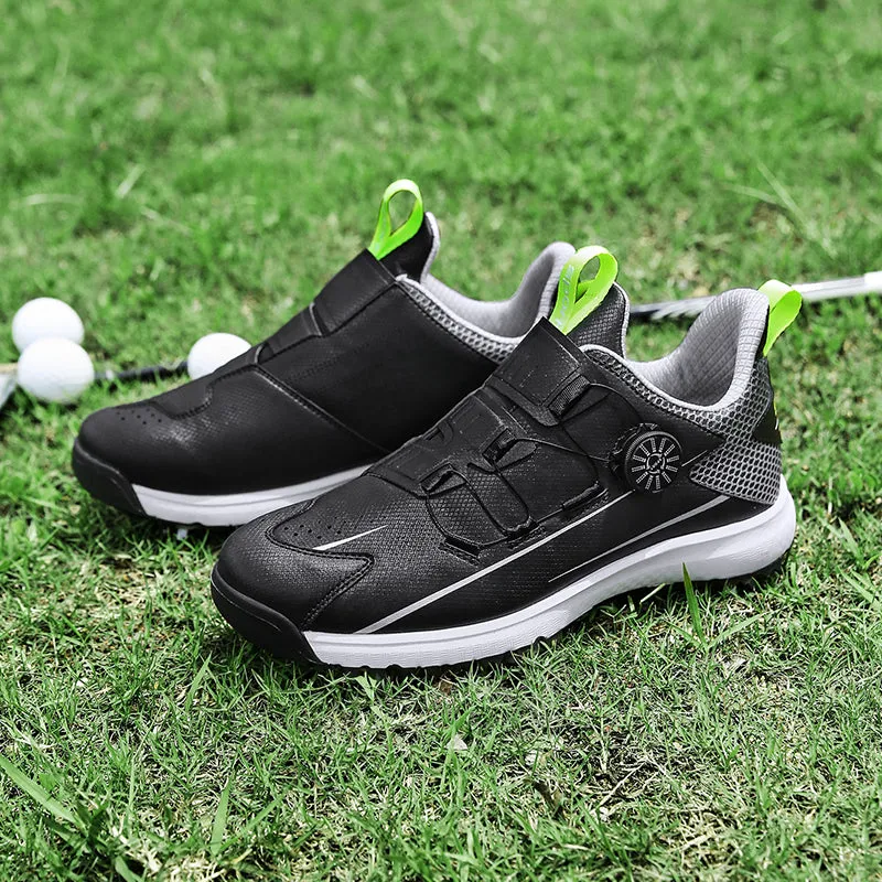 Premium Quality BOA Golf Shoes Waterproof Spiked Golf Trainers  | 666A