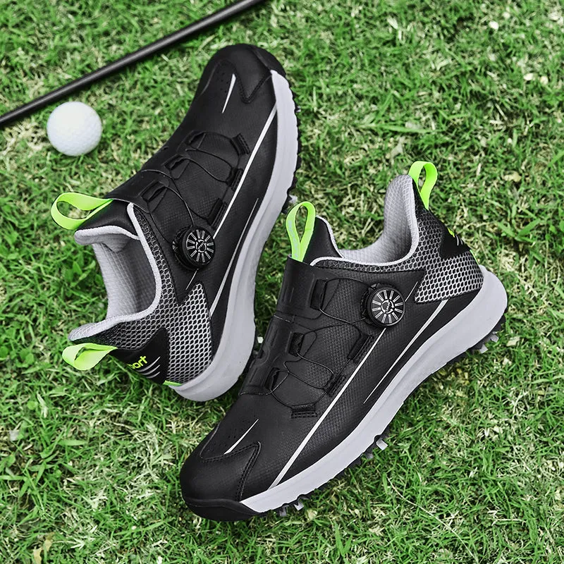 Premium Quality BOA Golf Shoes Waterproof Spiked Golf Trainers  | 666A