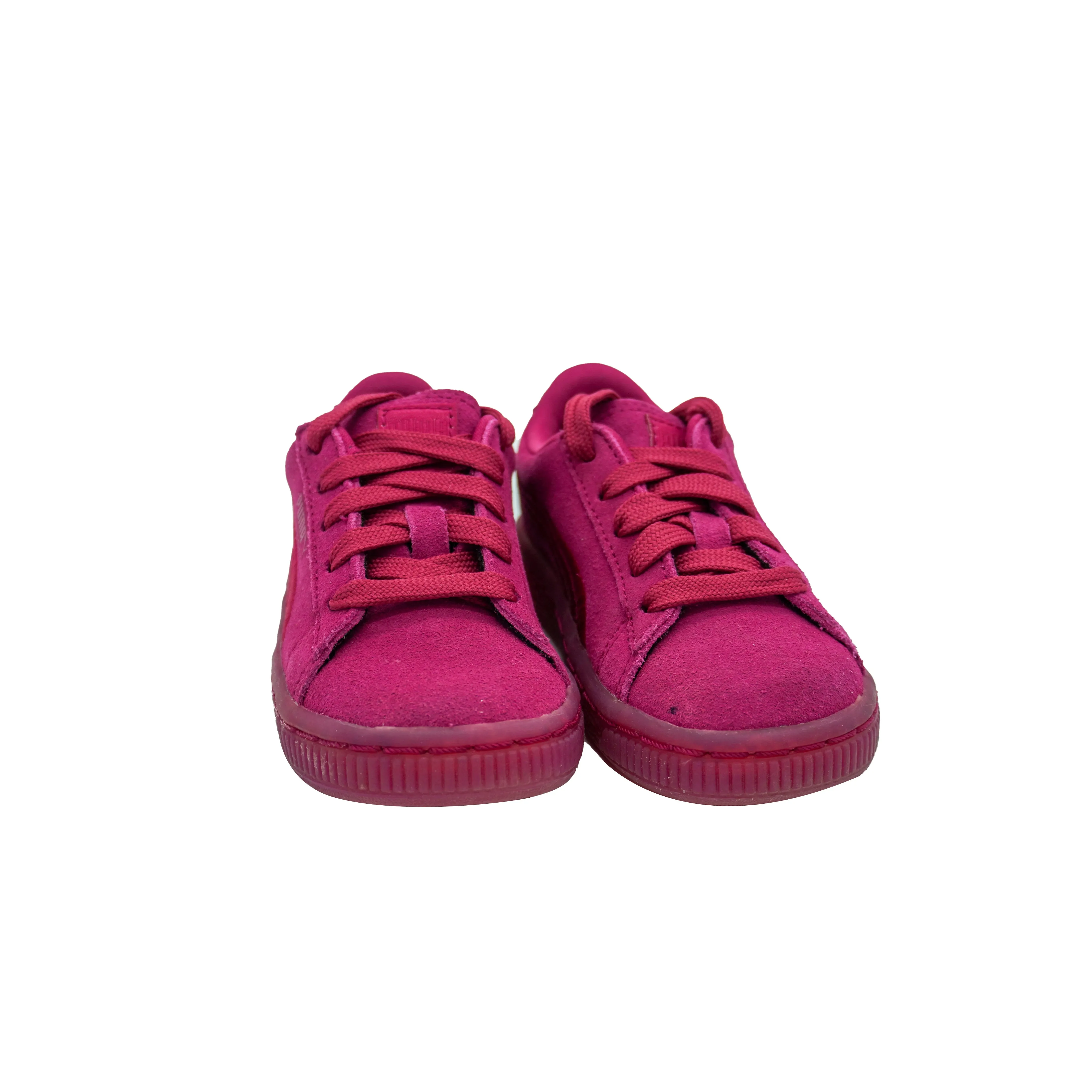 Puma Toddler Girl's Suede Classic Badge Sneakers Pink Size 6C