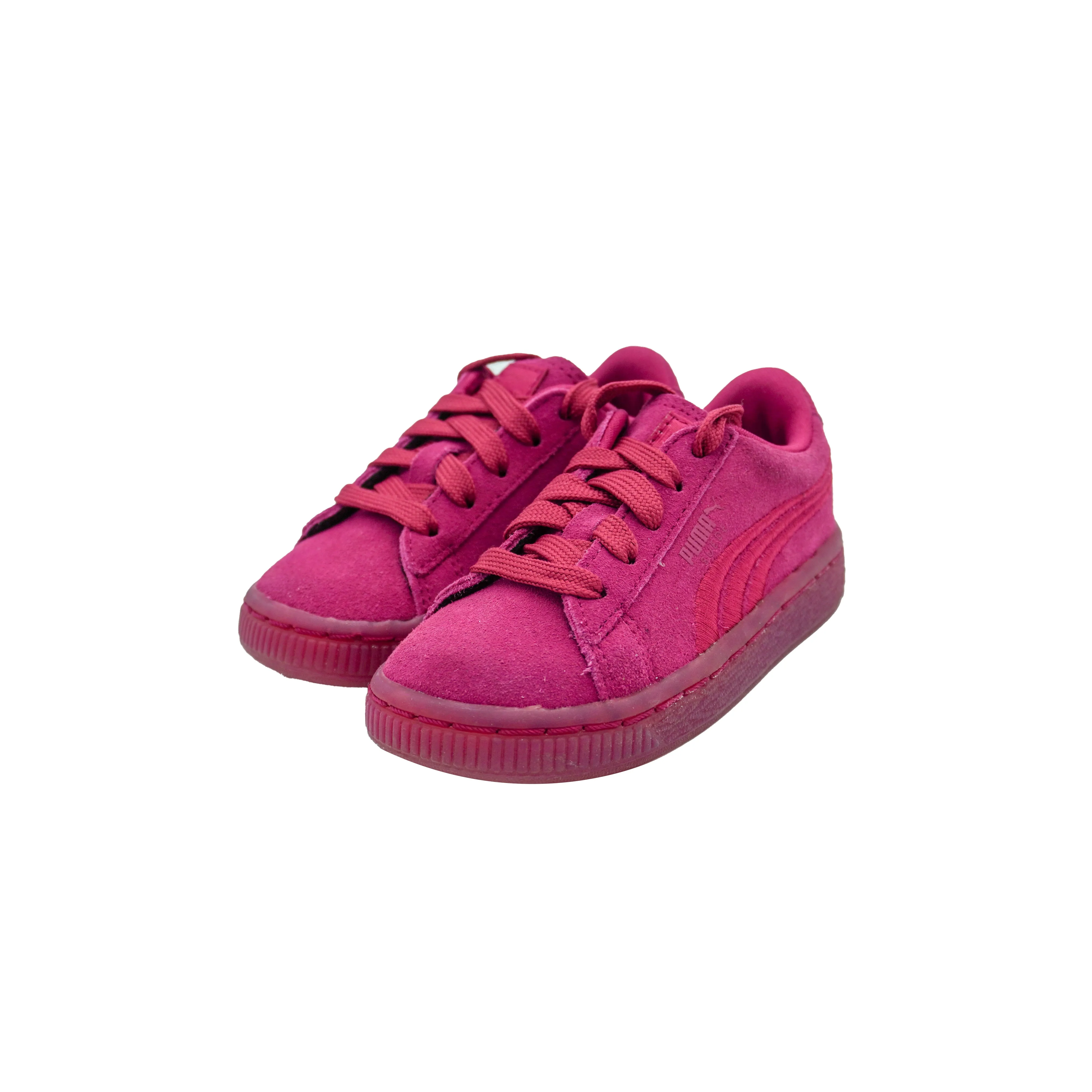 Puma Toddler Girl's Suede Classic Badge Sneakers Pink Size 6C