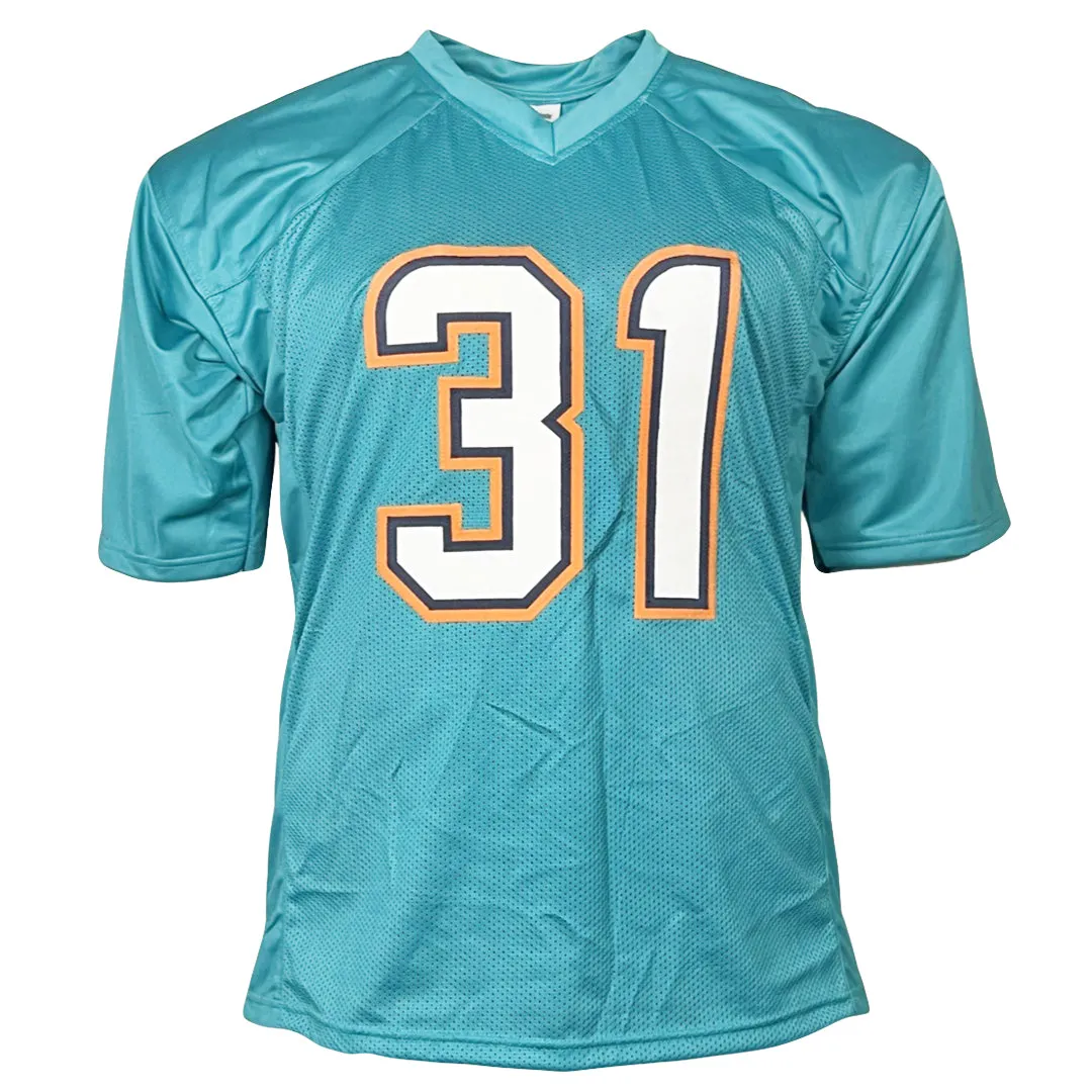 Raheem Mostert Signed Miami Teal Football Jersey (Beckett)