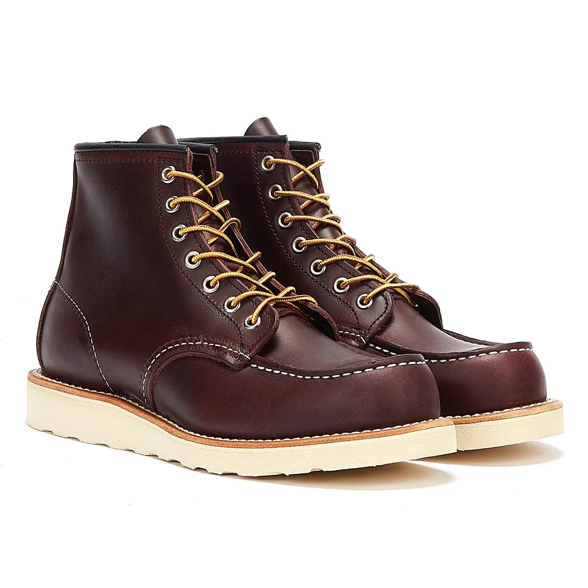 Red Wing Shoes Classic Moc Toe Excilbur Mens Black Cherry Boots