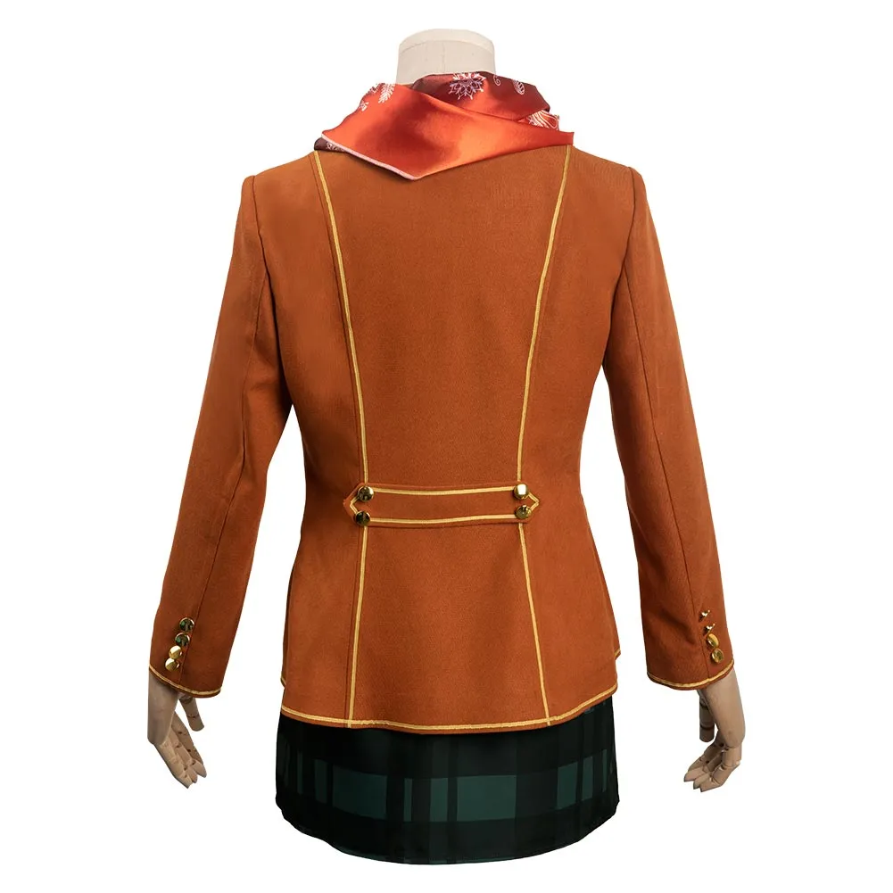 Resident Evil 4 Remake Ashley Graham Cosplay Costume Dress Coat Outfits Halloween Carnival Suit