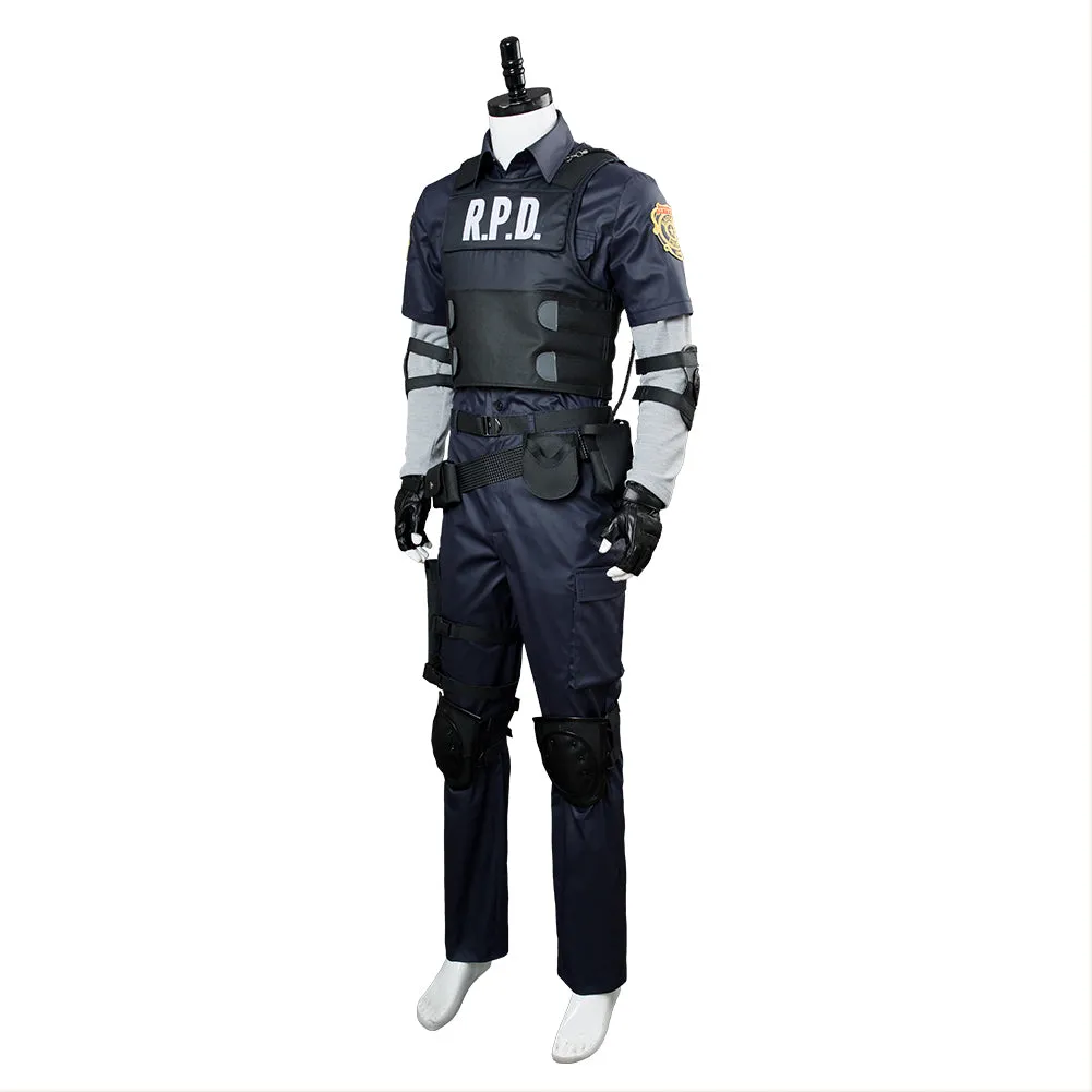 Resident Evil re4 Leon Scott Kennedy RPD Outfit Cosplay Costume