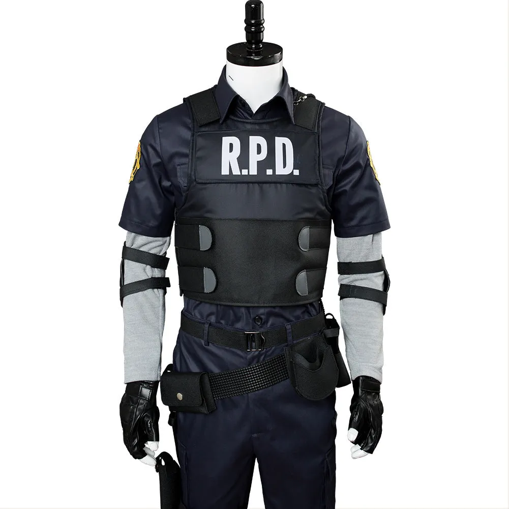 Resident Evil re4 Leon Scott Kennedy RPD Outfit Cosplay Costume