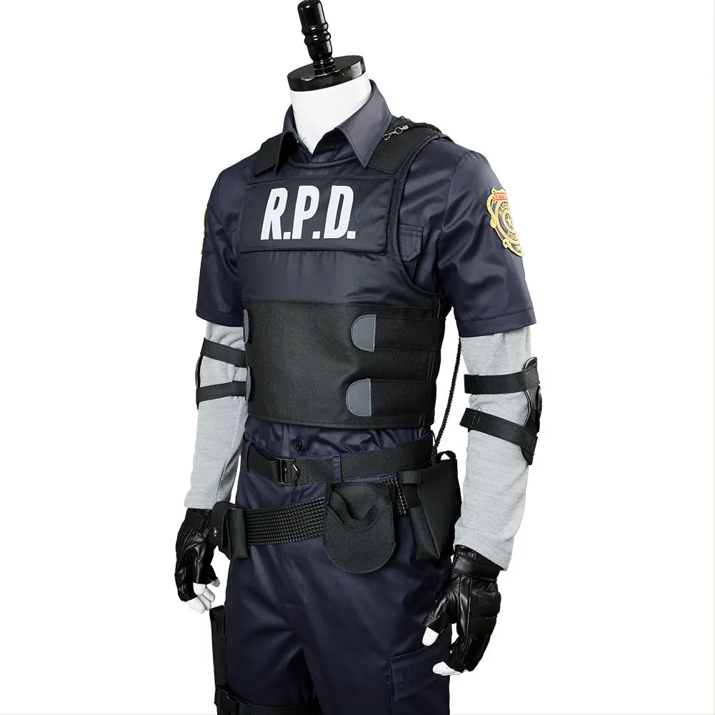 Resident Evil re4 Leon Scott Kennedy RPD Outfit Cosplay Costume