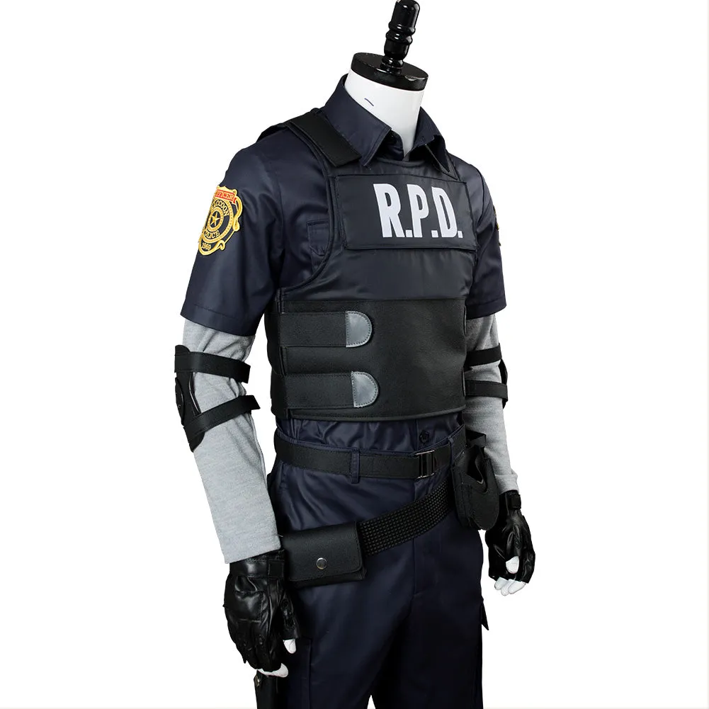 Resident Evil re4 Leon Scott Kennedy RPD Outfit Cosplay Costume