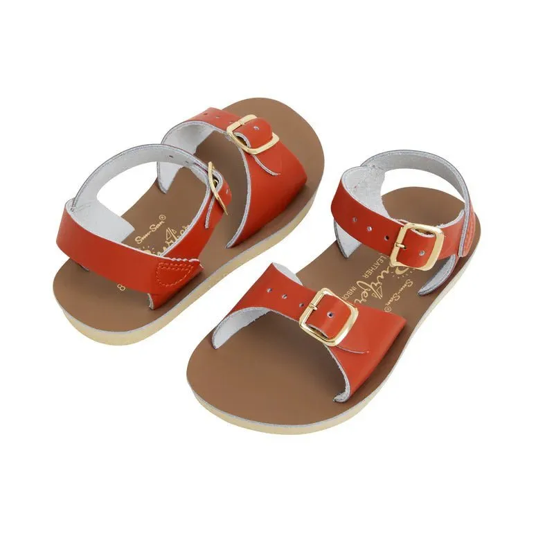 Salt-Water Sandals: Surfer Paprika Kids Sandals