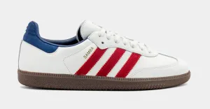 Samba OG Mens Lifestyle Shoes (White/Red/Blue)