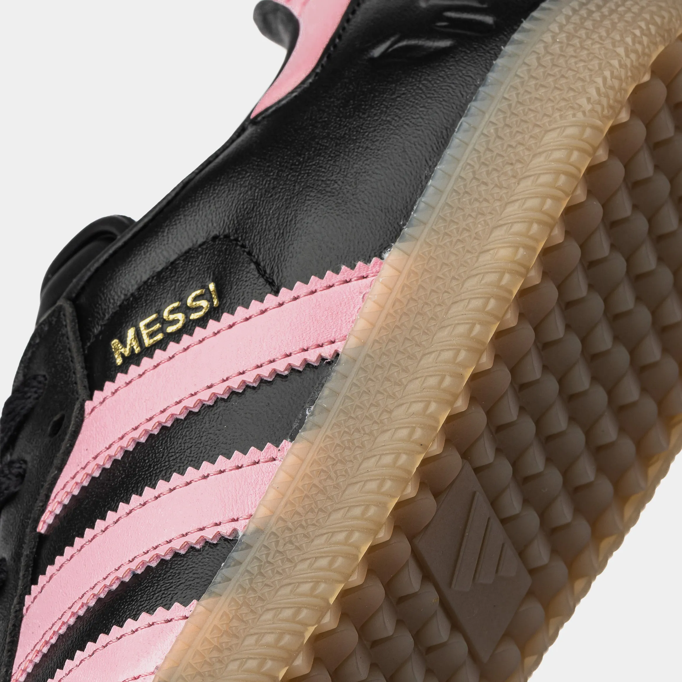 Samba OG Messi Mens Lifestyle Shoes (Black/Pink/Black)