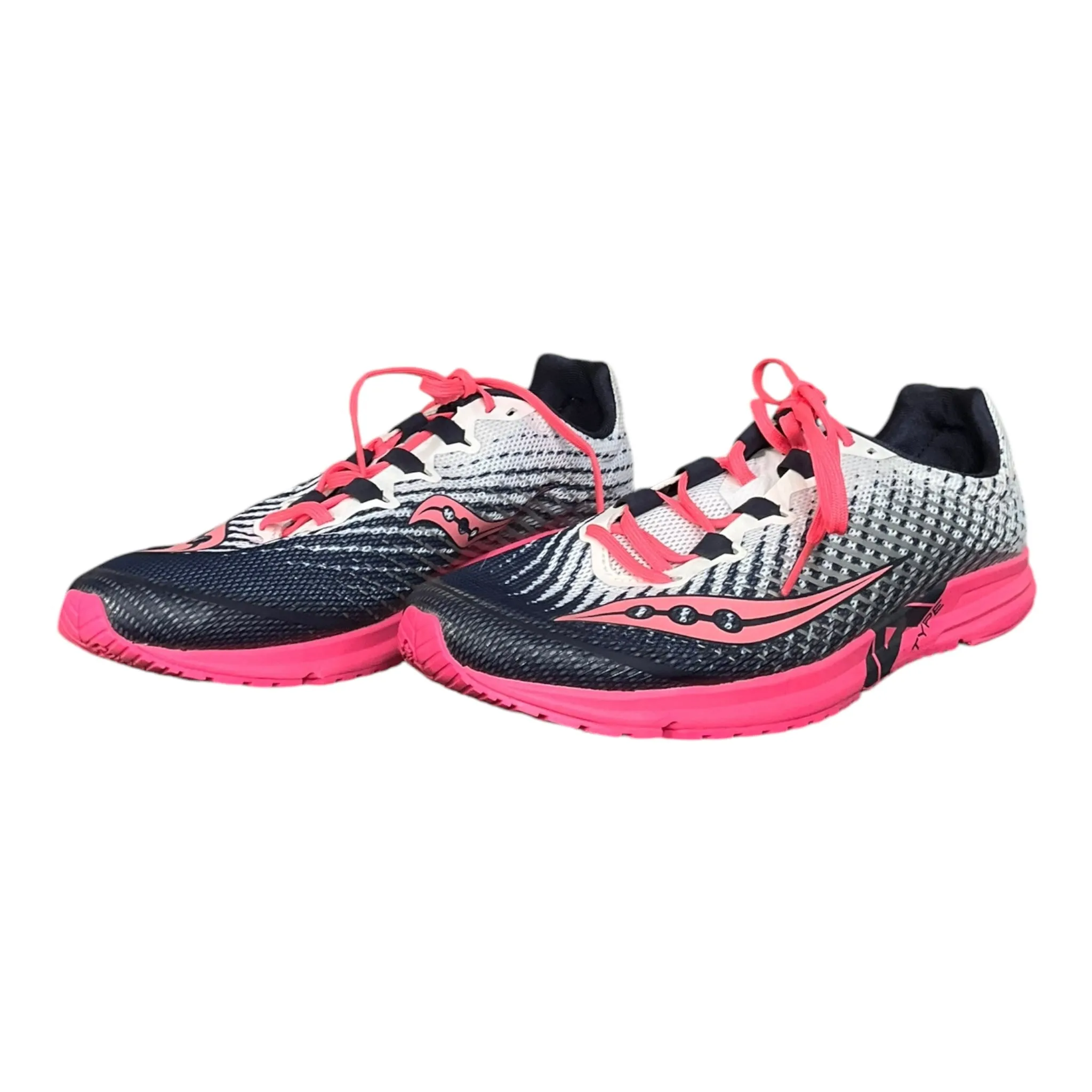 Shoes Athletic By Sacouny In Blue & Pink, Size: 10