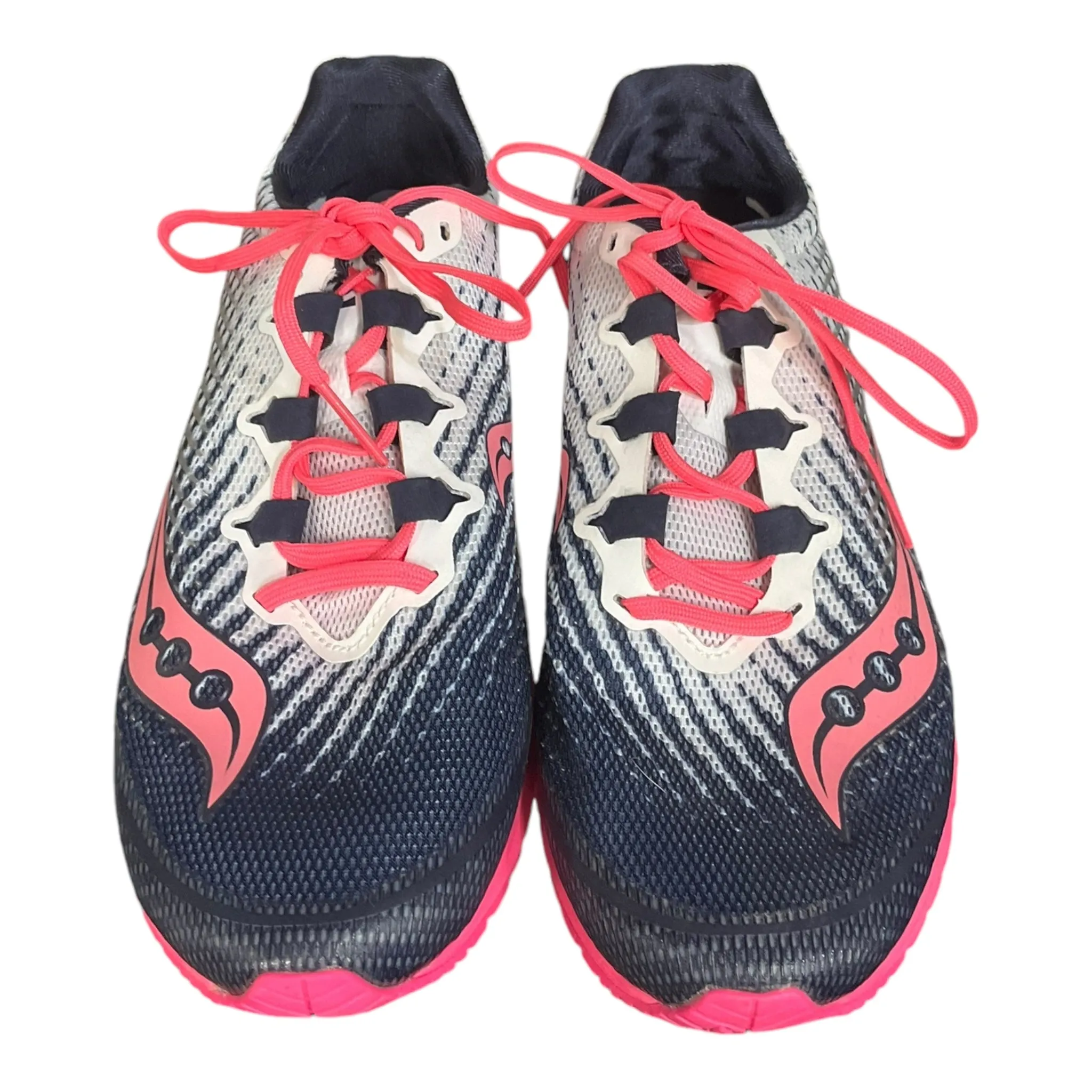 Shoes Athletic By Sacouny In Blue & Pink, Size: 10