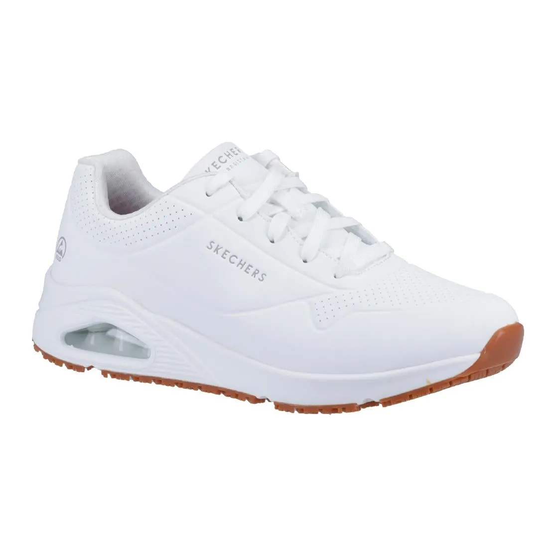 Skechers Womens UNO Slip Resistant Trainers 41 White