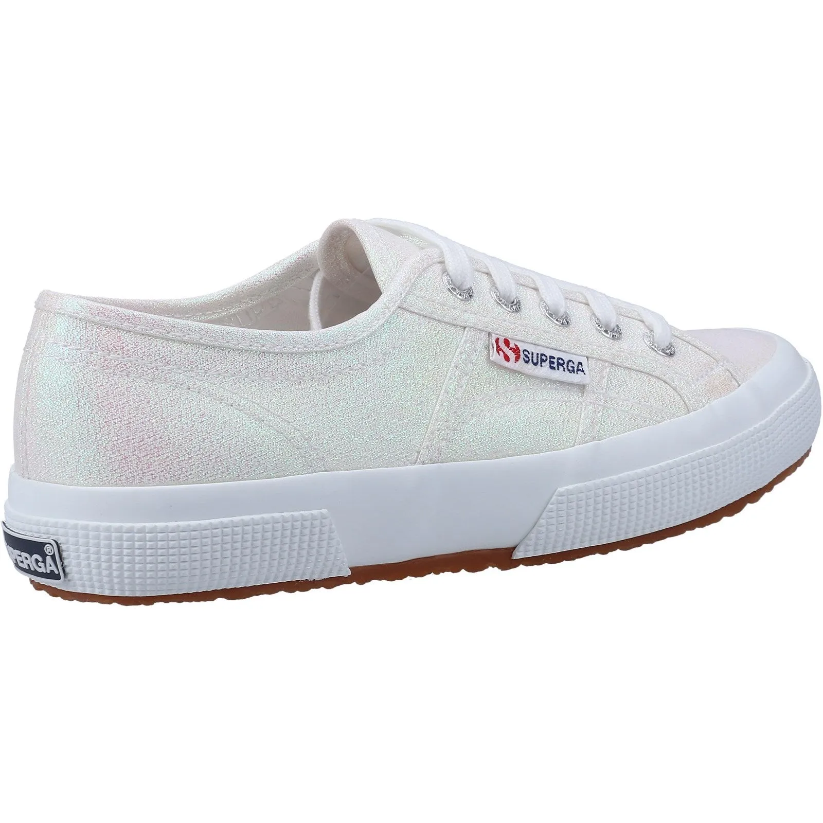 Superga 2750 Lamew Womens Iridescent Canvas Trainer Shoe