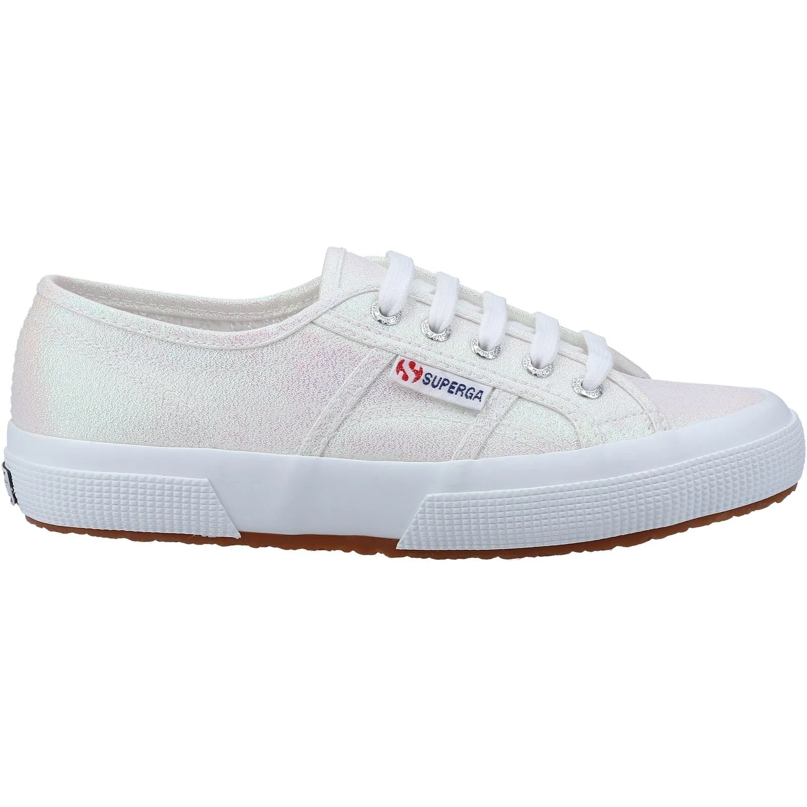 Superga 2750 Lamew Womens Iridescent Canvas Trainer Shoe