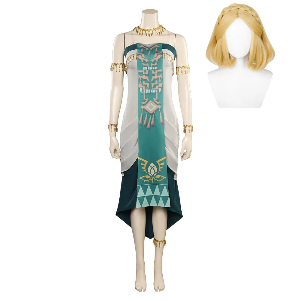 The Legend of Zelda: Tears of the Kingdom Zelda Outfits Halloween Carnival Party Cosplay Costume