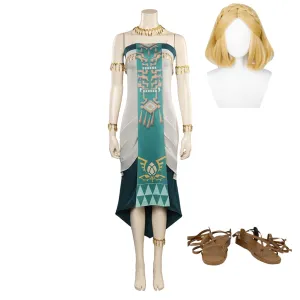 The Legend of Zelda: Tears of the Kingdom Zelda Outfits Halloween Carnival Party Cosplay Costume