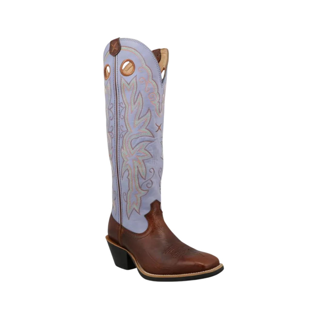 Twisted X Women's Buckaroo Mocha Perrywinkle Boot