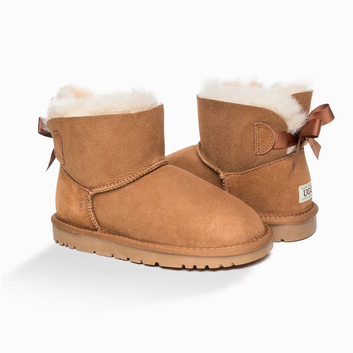 Ugg Kids Bailey Bow Boots (Water Resistant)