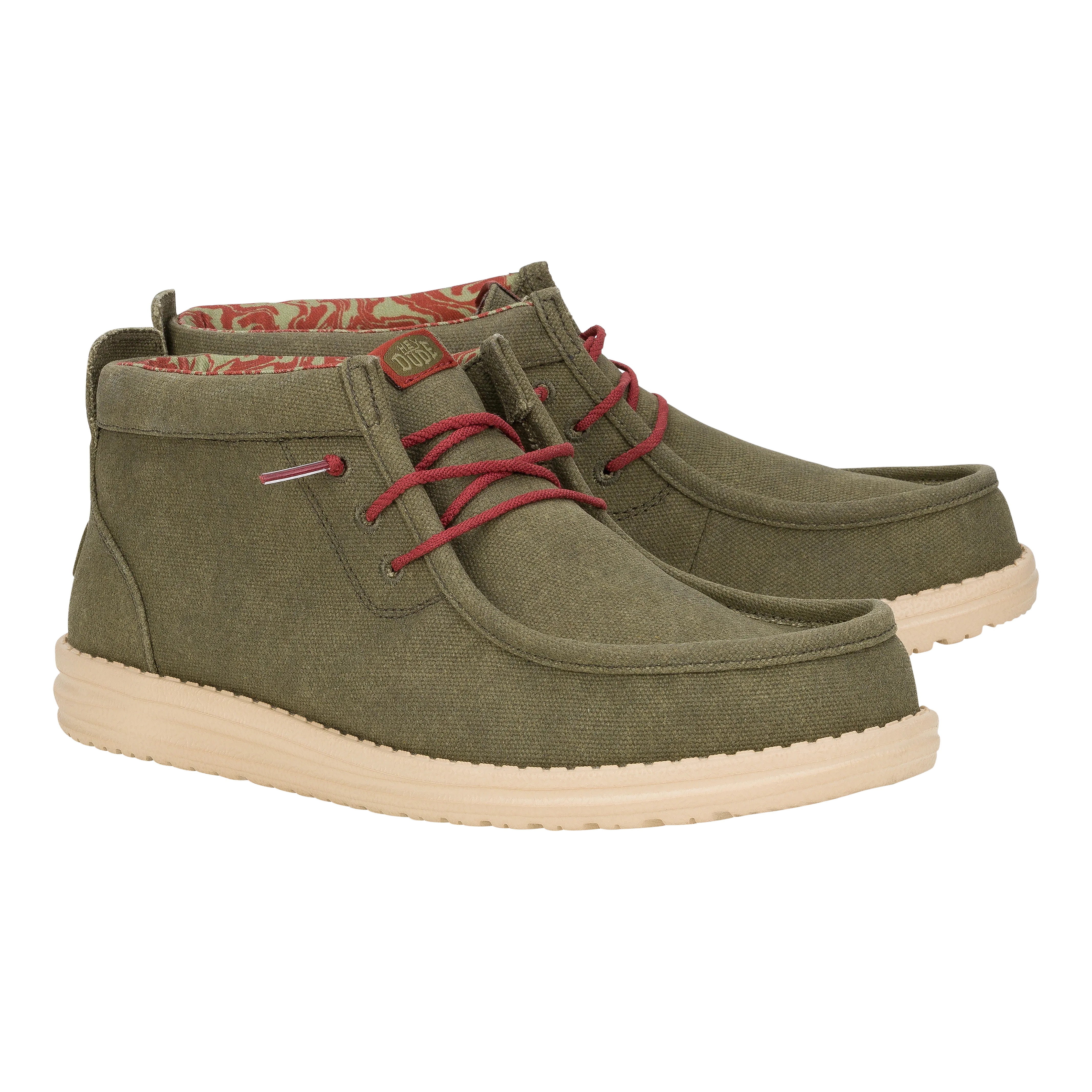 Wally Mid Waxed Canvas - Olive