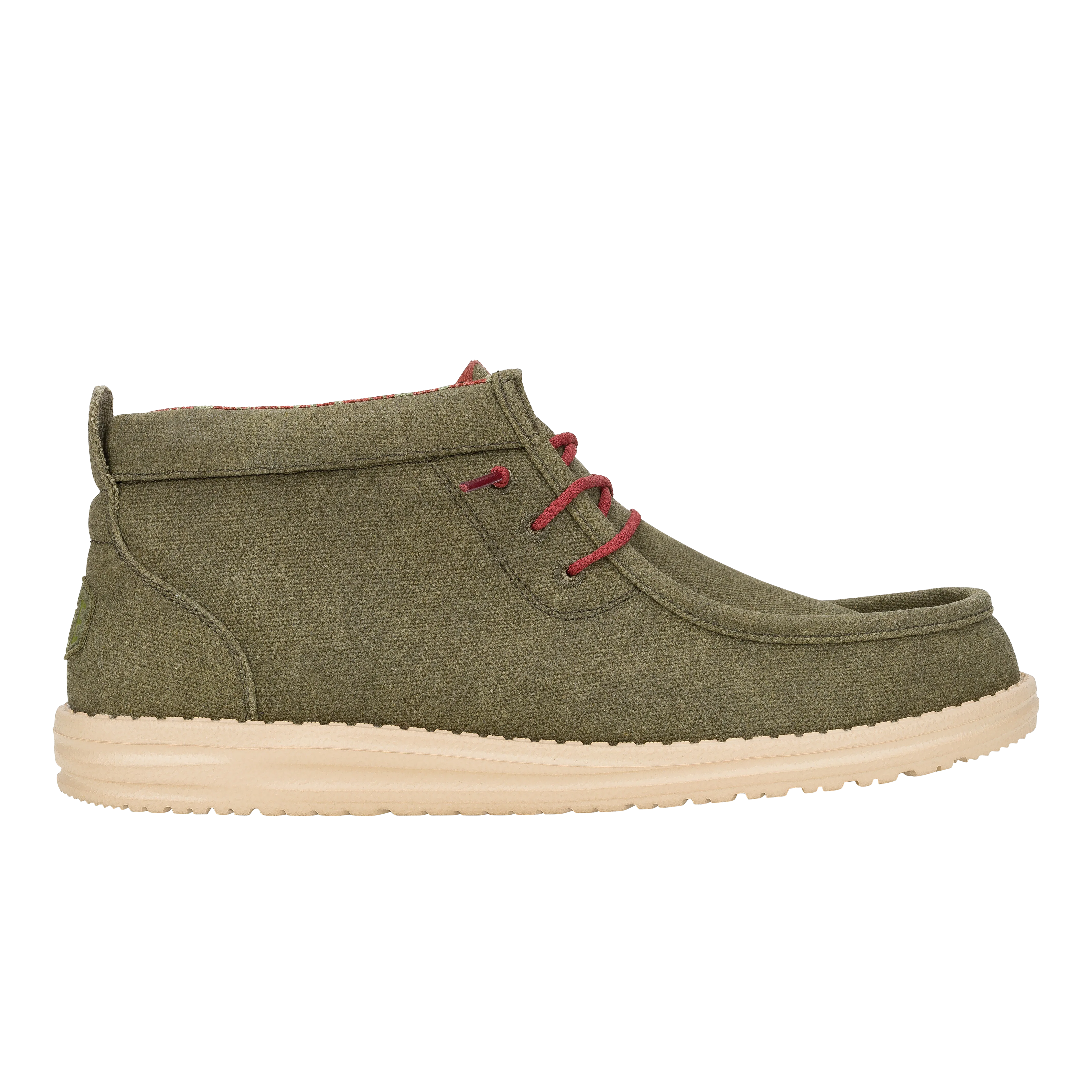 Wally Mid Waxed Canvas - Olive