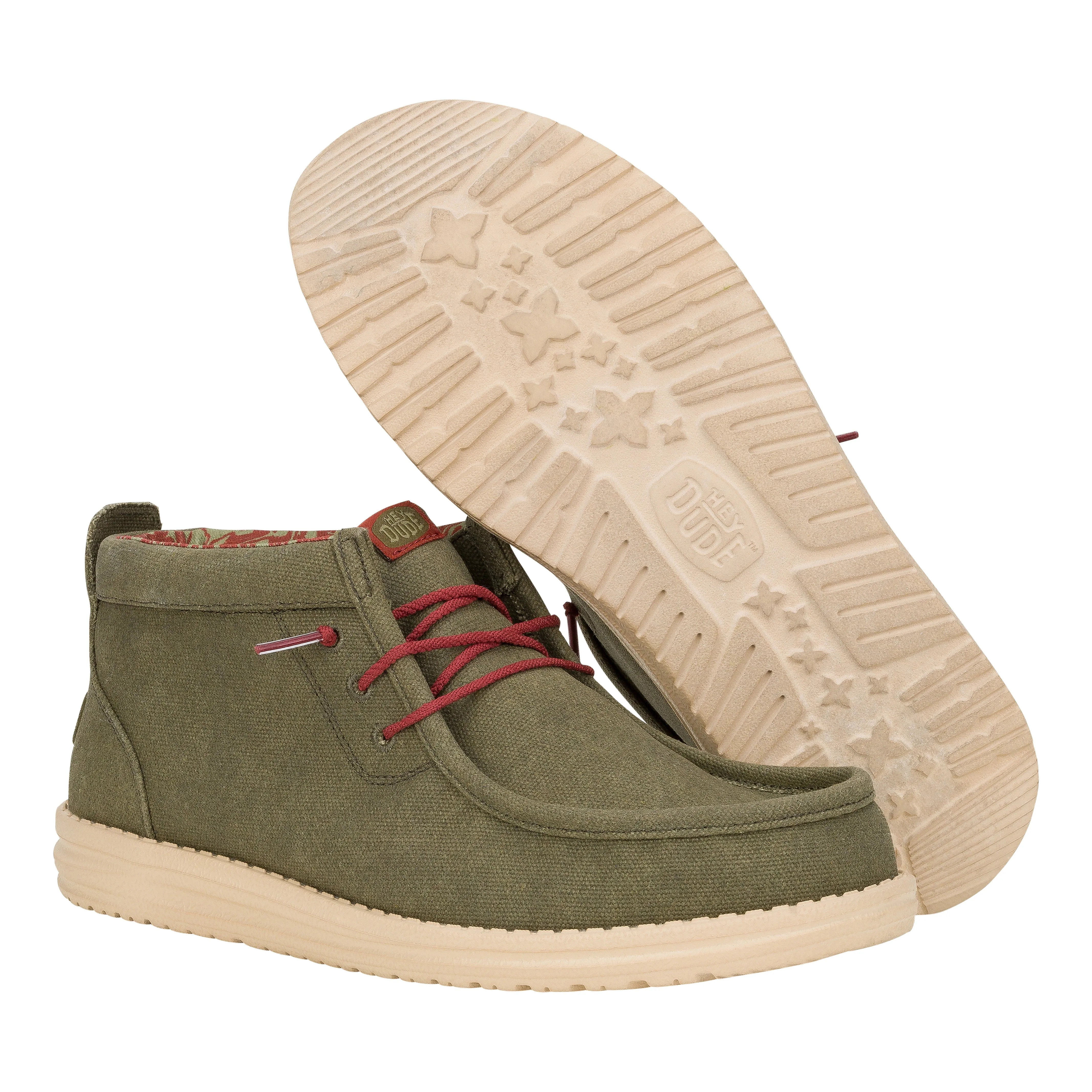 Wally Mid Waxed Canvas - Olive