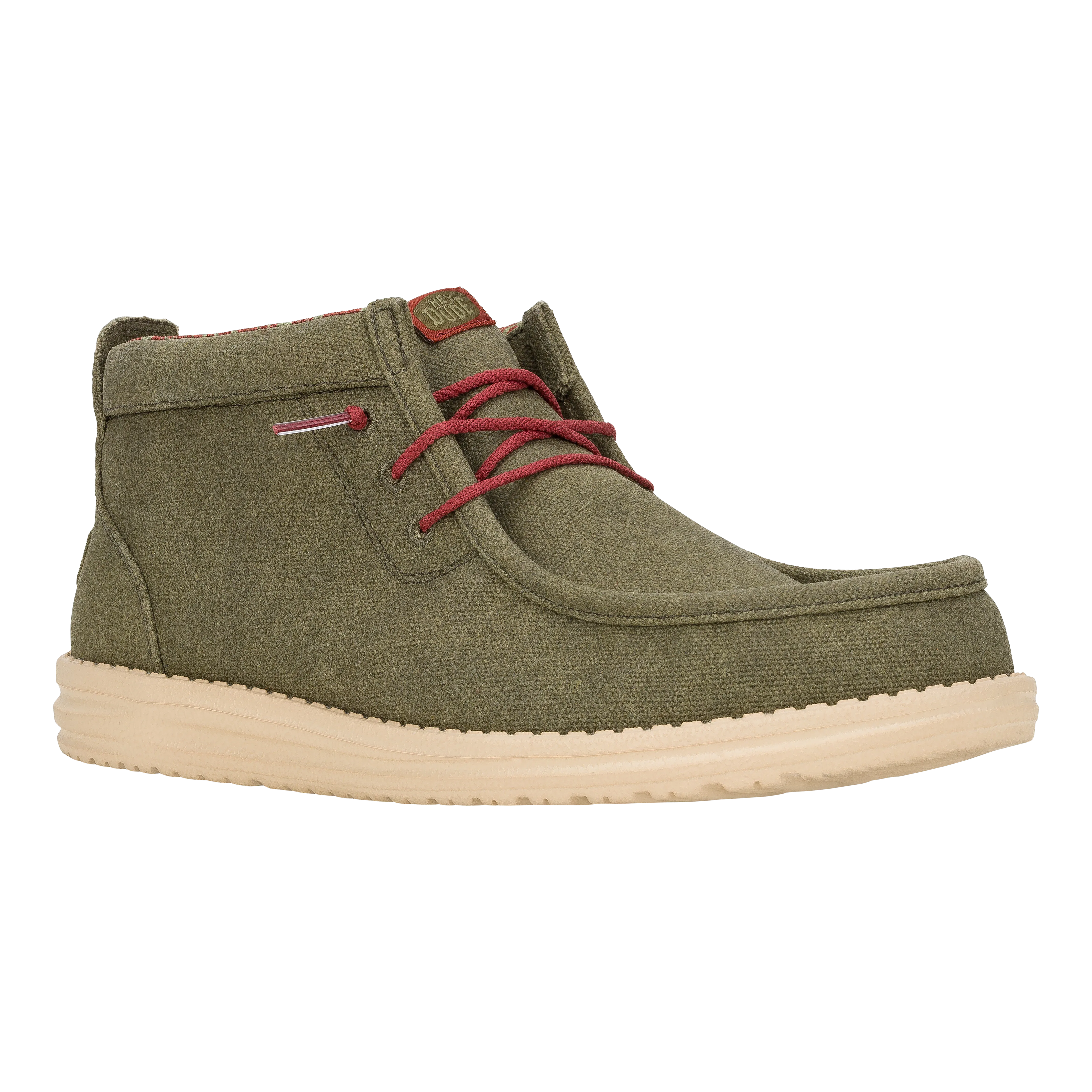 Wally Mid Waxed Canvas - Olive