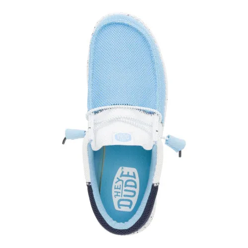 Wally Tri Varsity Mesh - Sky/White