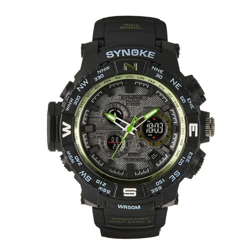 Waterproof High Quality Multi Function Glow Digital LED Quartz Sports Watch Waterproof