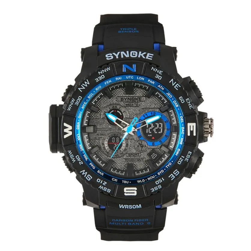 Waterproof High Quality Multi Function Glow Digital LED Quartz Sports Watch Waterproof