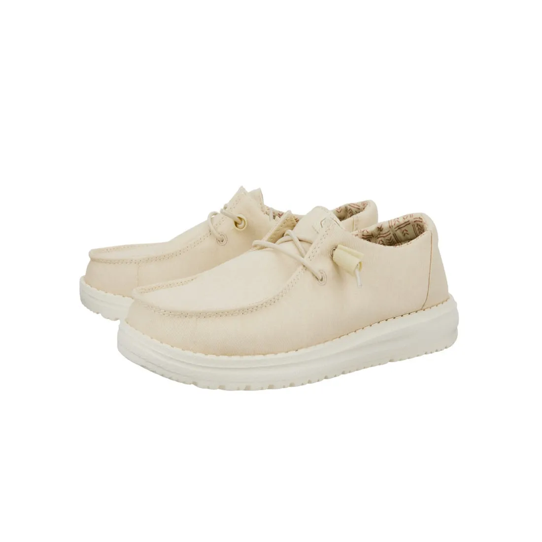 Wendy Toddler Stretch Canvas - Off White