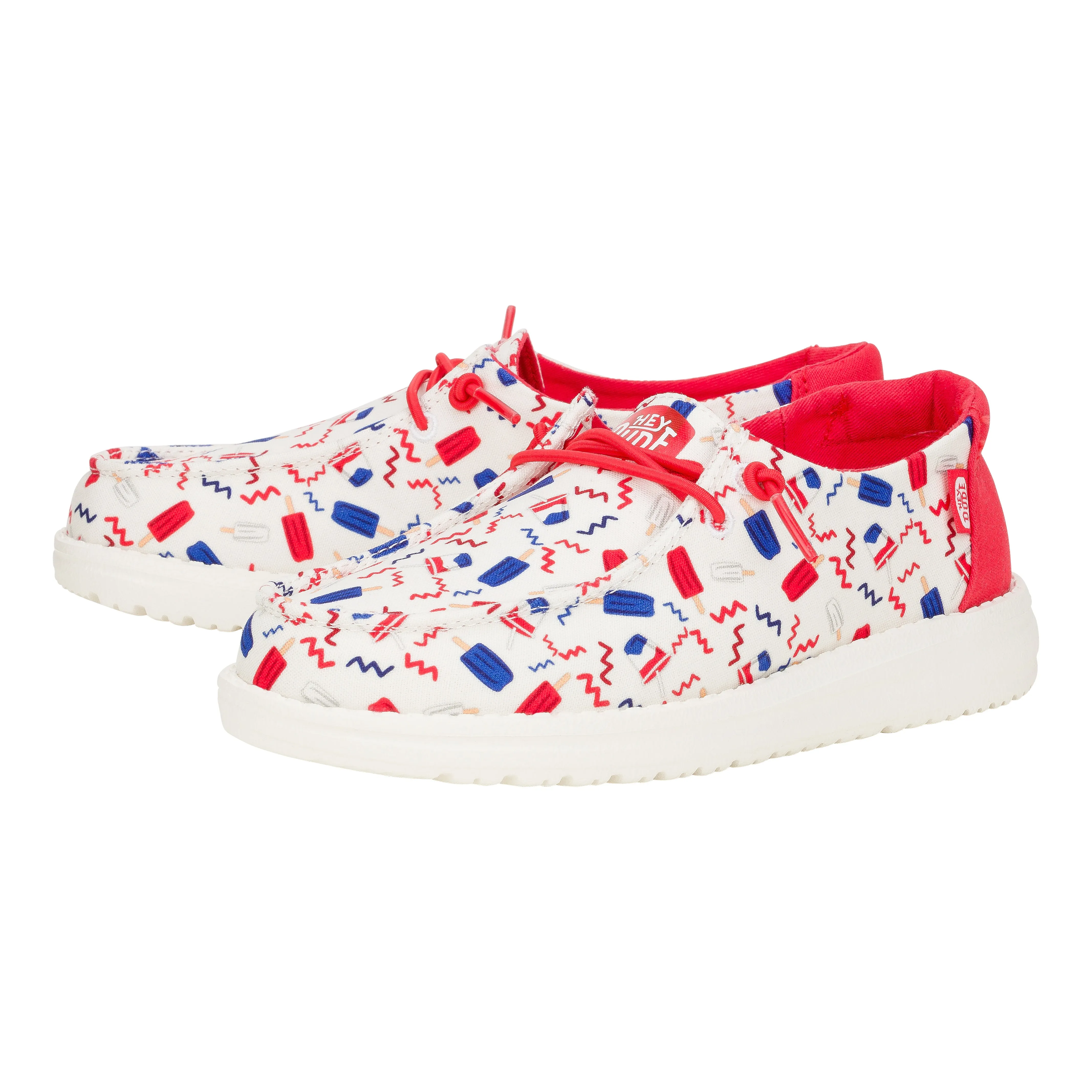 Wendy Youth Summer Americana - Multi/Varsity Red