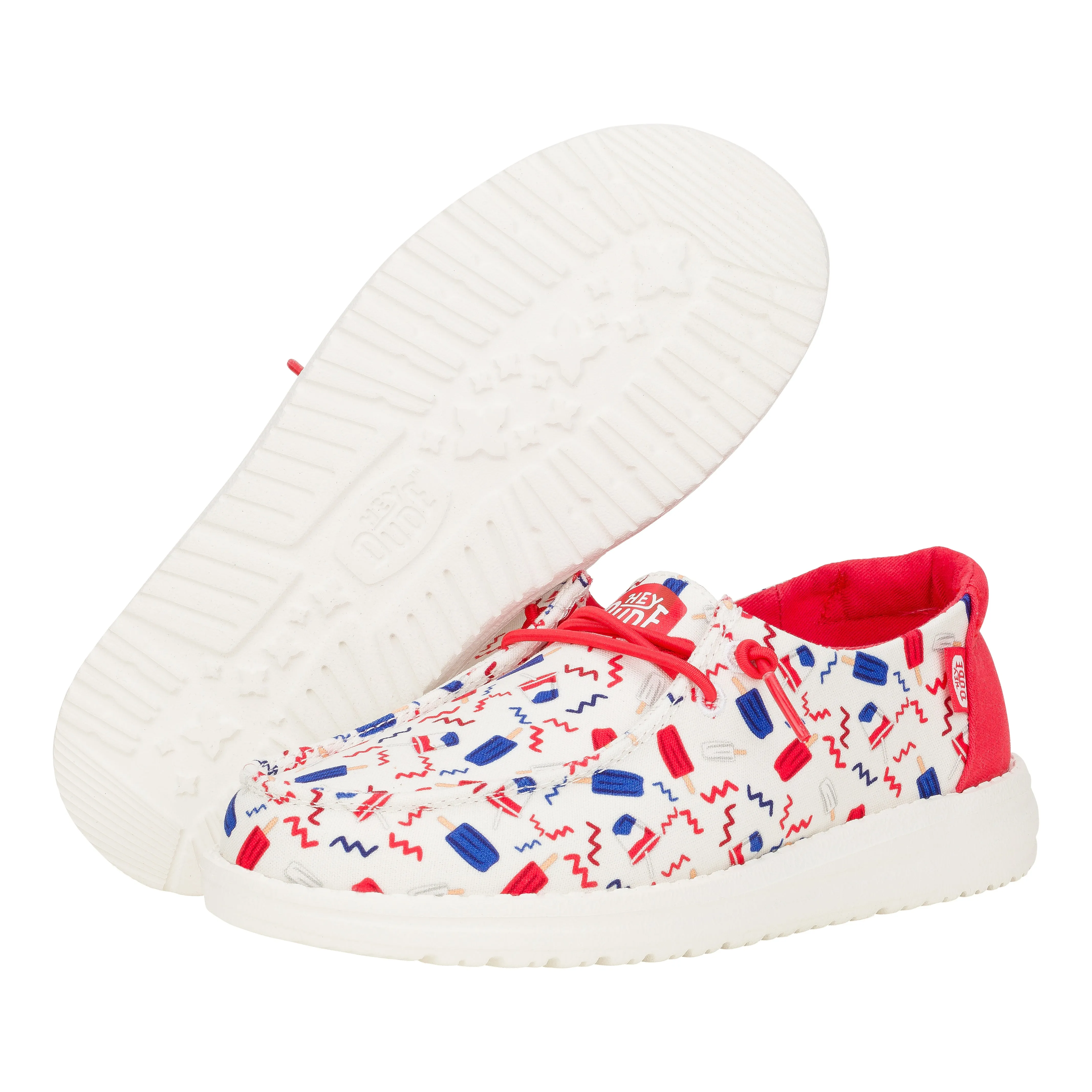 Wendy Youth Summer Americana - Multi/Varsity Red